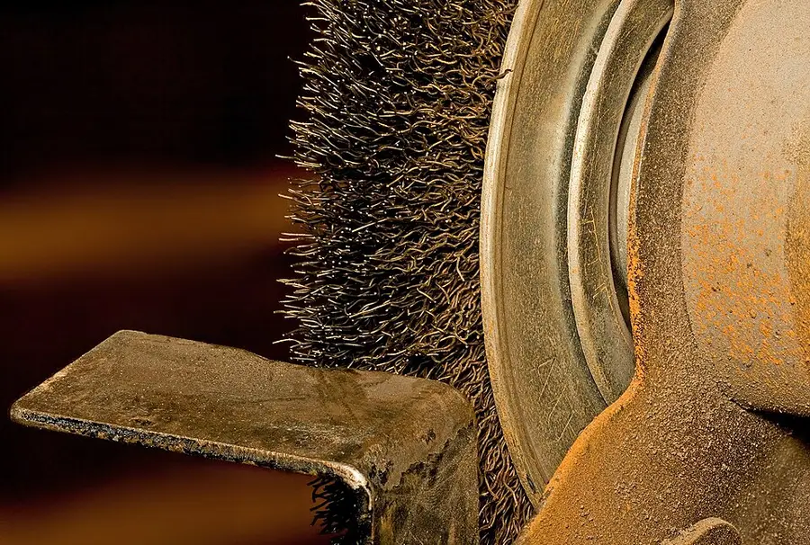 Brosse métallique circulaire
